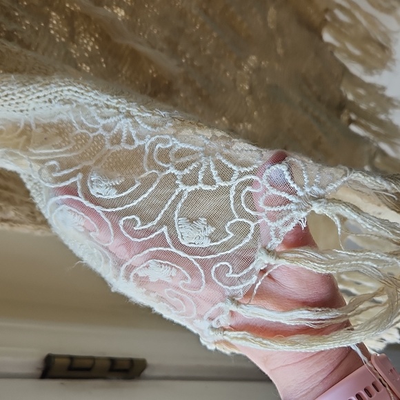 Back In The Saddle Womens Sweater sz S Cream - Picture 5 of 11